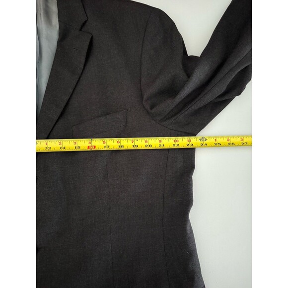 Hugo Boss Rossellini Movie Mens Suit Two Piece 44L  Gray Mens Three Button Wool - Picture 12 of 16